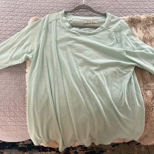 Free People oversized tunic t-shirt